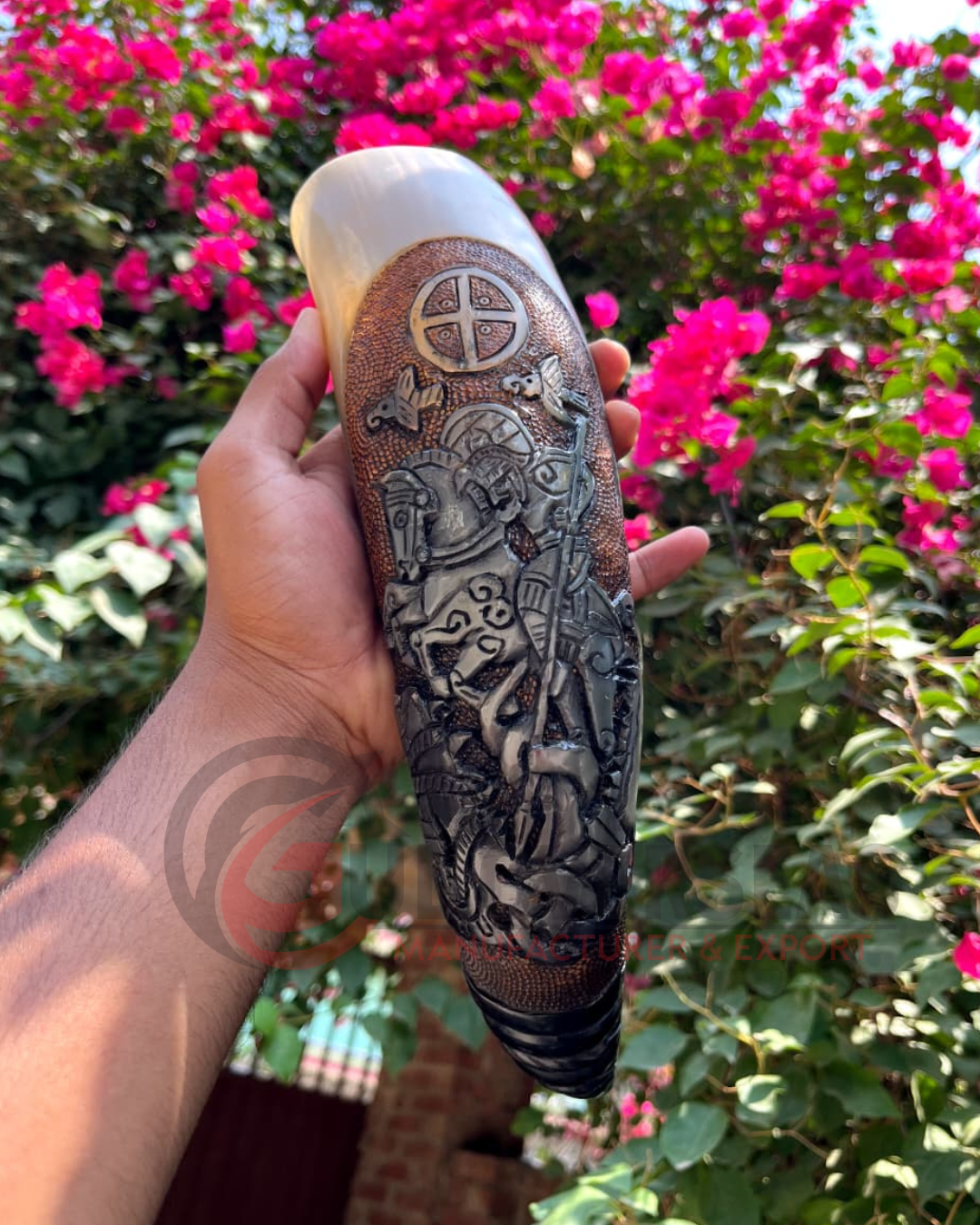 VIKING DRINKING HORN