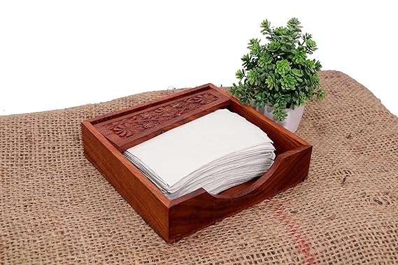 Wooden Tissue Paper Box - Image 2