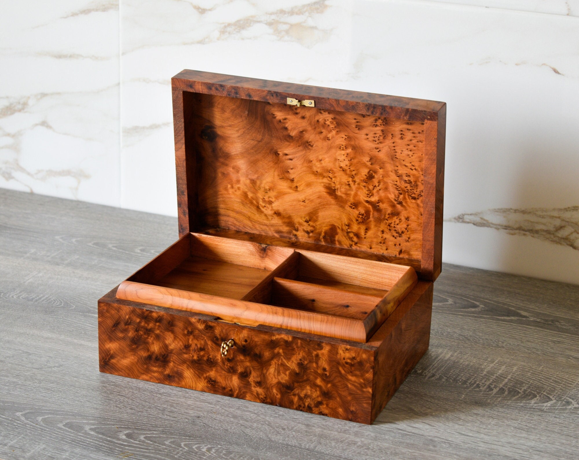 Wooden Solid Jewelry Box - Image 4