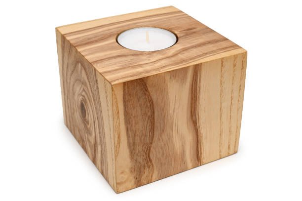 Wooden Candle Holder