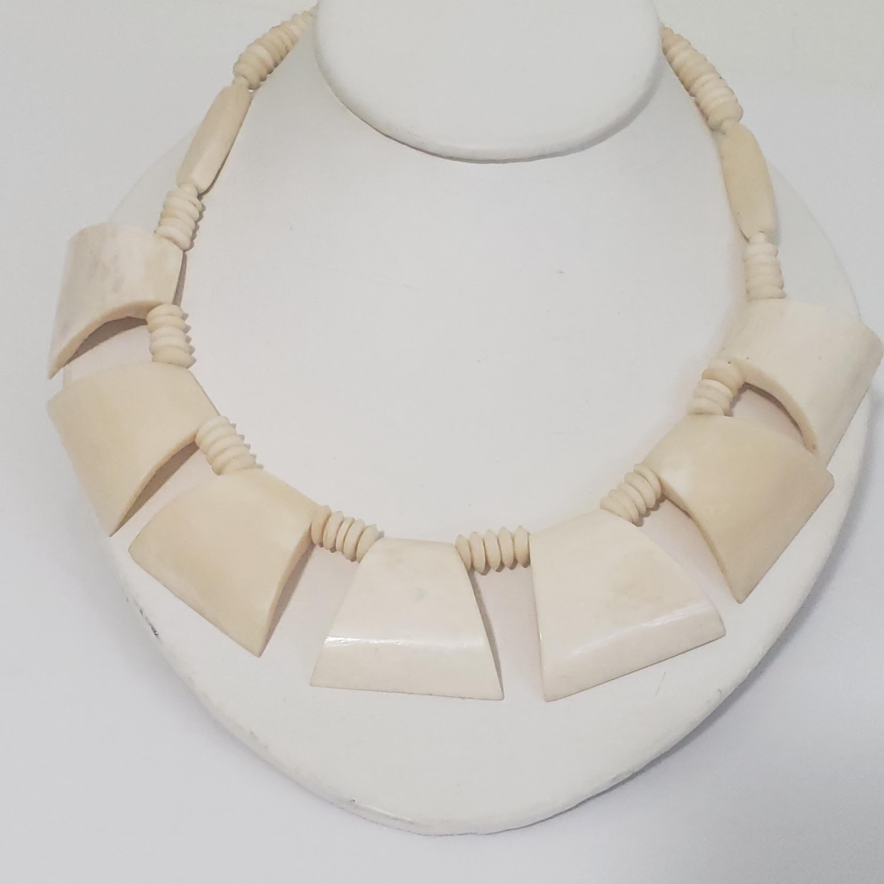 Carved Bone Necklace