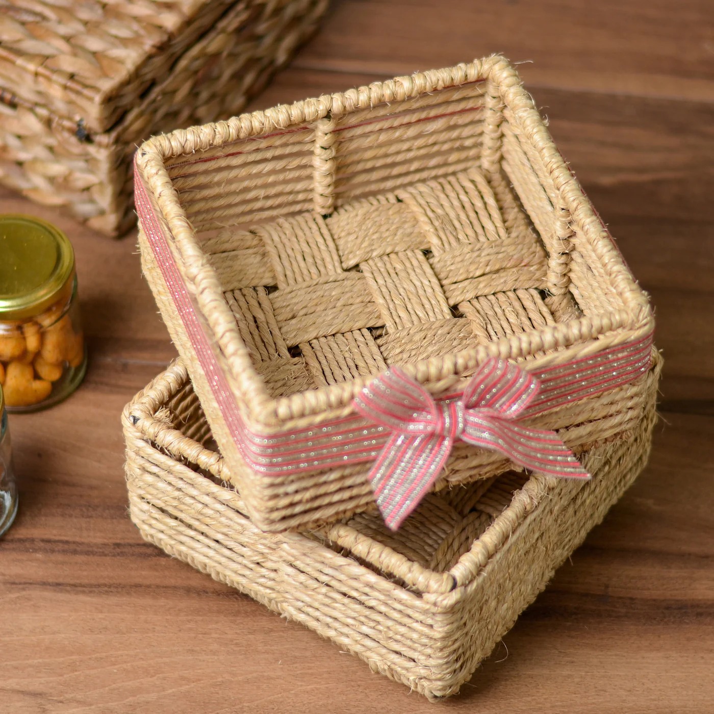 Jute Storage Box